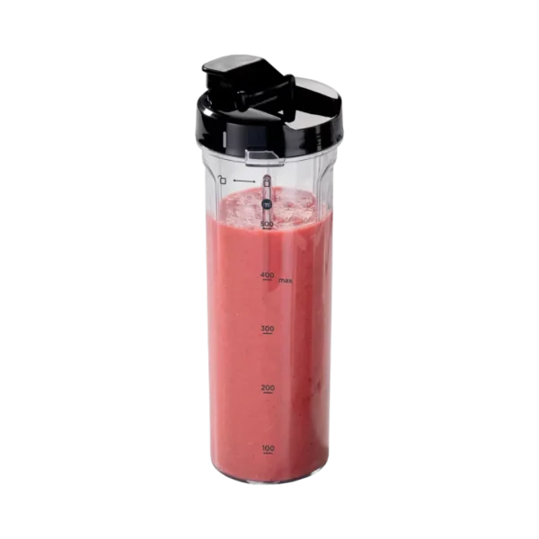 Kenwood Premium Power Blender 1500W With 2L Tritan Jar, 500ML Smoothie2Go Bottle & Lid, BLM91.640SS