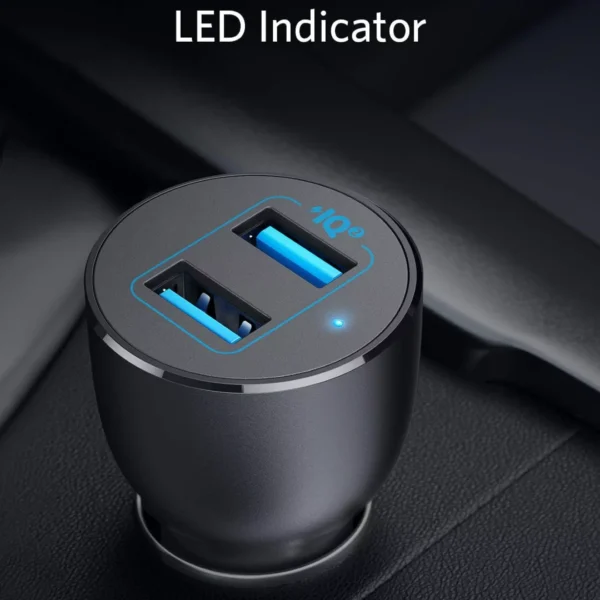 Anker Car Charger With USB-C To USB-C Cable 0.91m Black