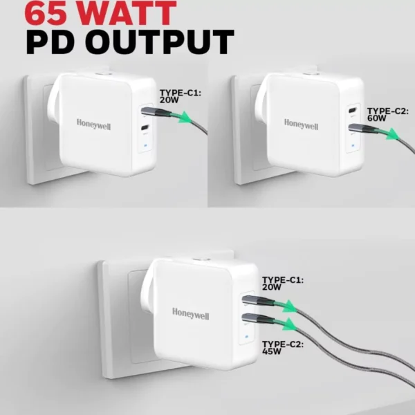 Honeywell Zest Charger With Micro USB Cable White
