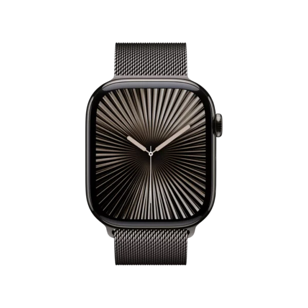 Apple Watch Series 10, 42mm Titanium Case with Milanese Loop – NEW