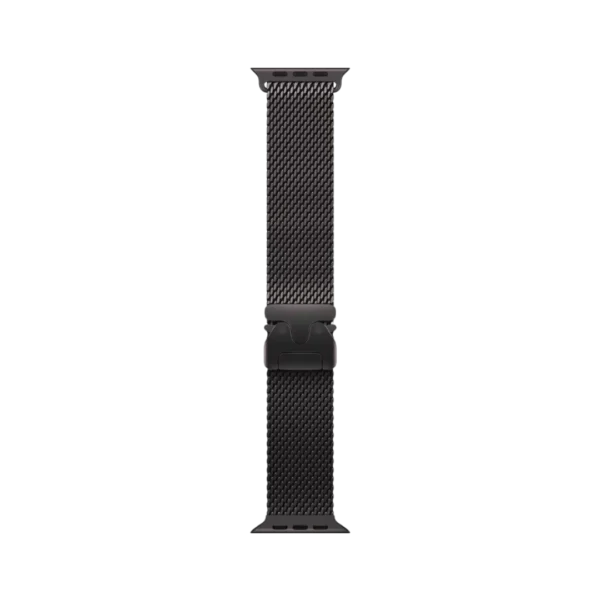 Apple Watch Ultra 2, 49MM Black Titanium Case With Titanium Milanese Loop
